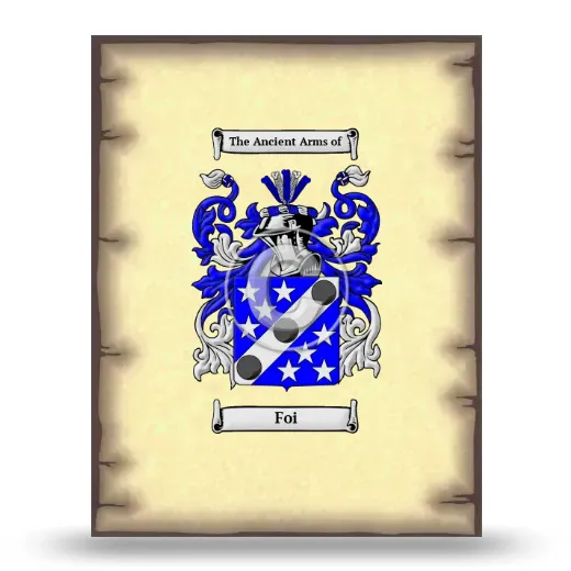Foi Coat of Arms Print