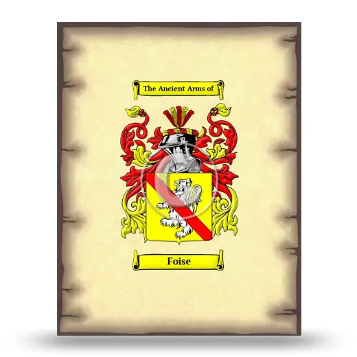 Foise Coat of Arms Print