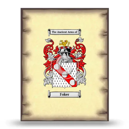 Foker Coat of Arms Print
