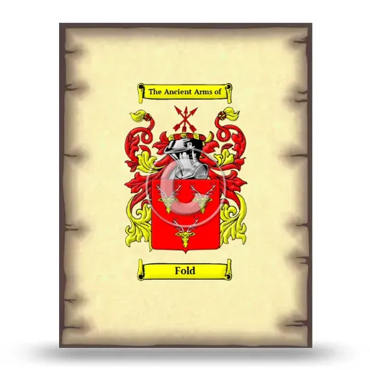 Fold Coat of Arms Print
