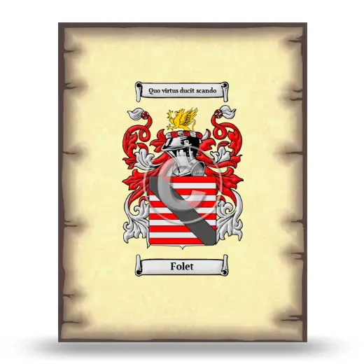 Folet Coat of Arms Print