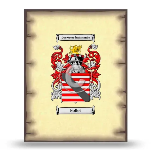 Follet Coat of Arms Print