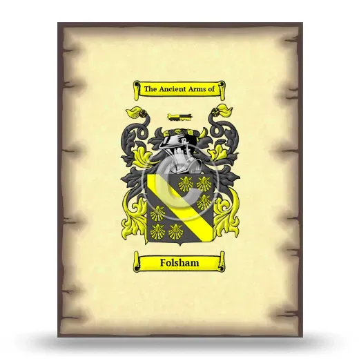 Folsham Coat of Arms Print