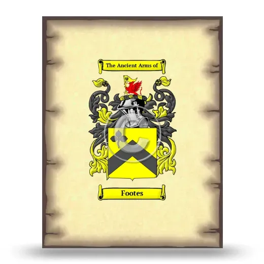 Footes Coat of Arms Print