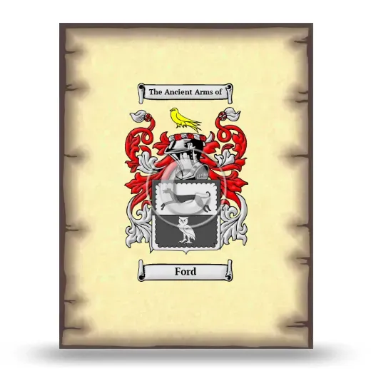 Ford Coat of Arms Print