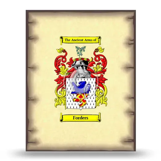 Forders Coat of Arms Print