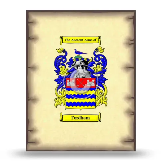 Fordham Coat of Arms Print