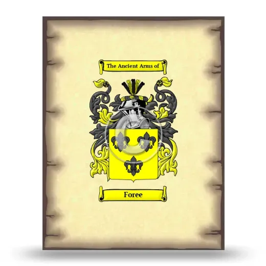 Foree Coat of Arms Print