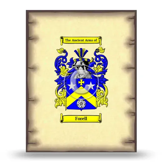 Forell Coat of Arms Print