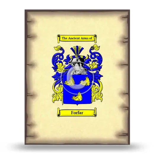 Forfar Coat of Arms Print