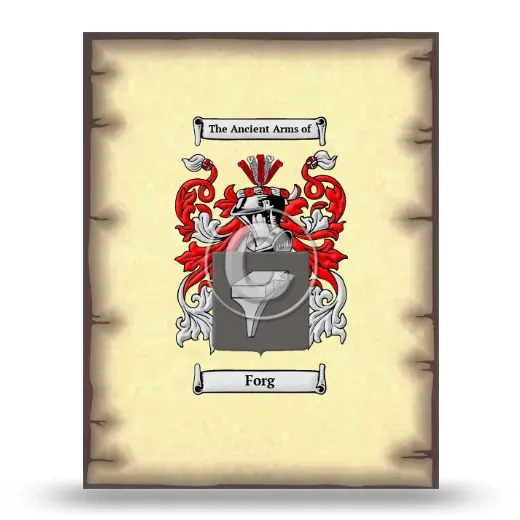 Forg Coat of Arms Print