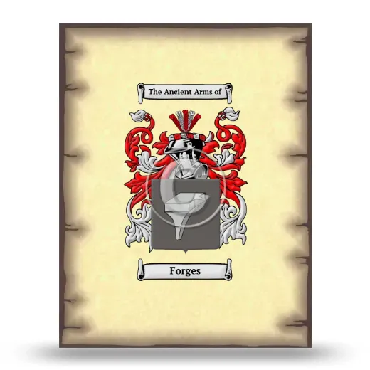 Forges Coat of Arms Print