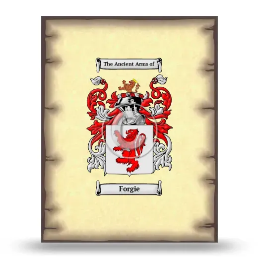 Forgie Coat of Arms Print