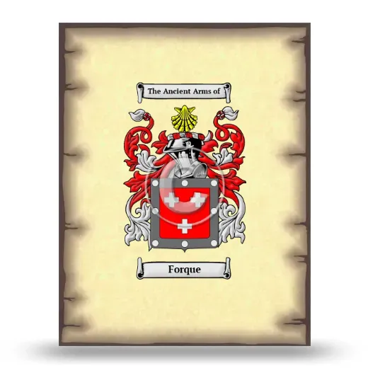 Forque Coat of Arms Print