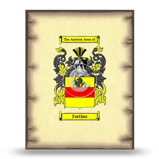 Fortino Coat of Arms Print