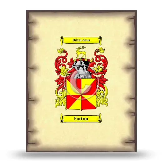 Fortun Coat of Arms Print