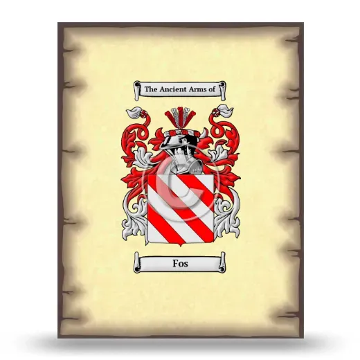 Fos Coat of Arms Print