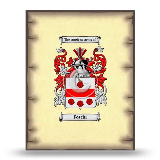 Foschi Coat of Arms Print