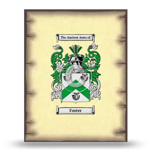 Foster Coat of Arms Print