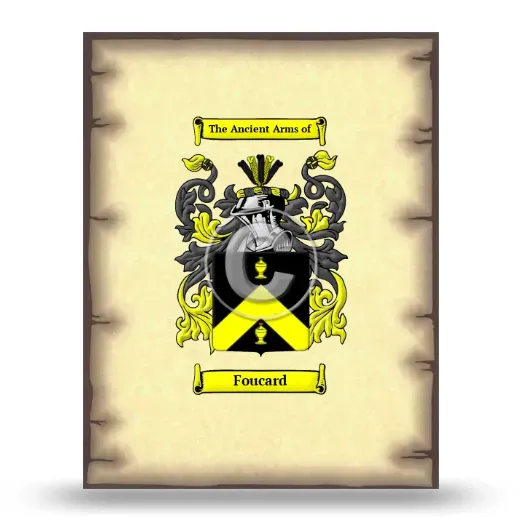 Foucard Coat of Arms Print