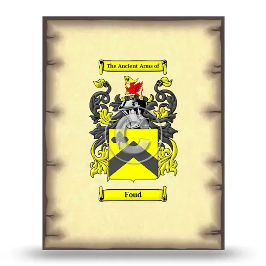 Foud Coat of Arms Print