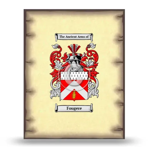 Fougere Coat of Arms Print