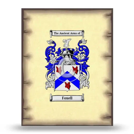 Foxell Coat of Arms Print