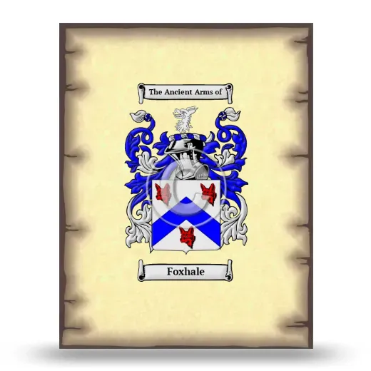 Foxhale Coat of Arms Print