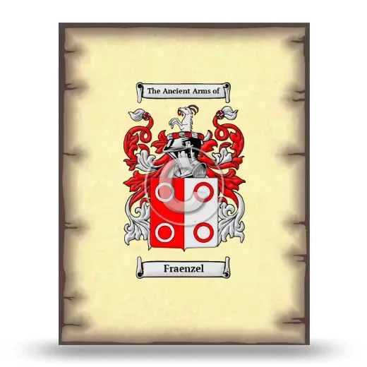 Fraenzel Coat of Arms Print