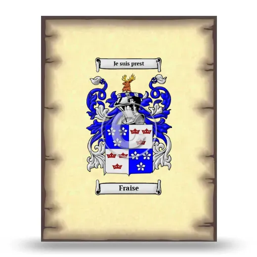 Fraise Coat of Arms Print