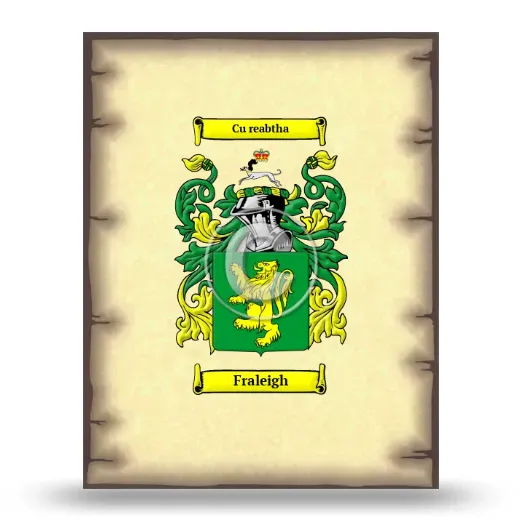 Fraleigh Coat of Arms Print
