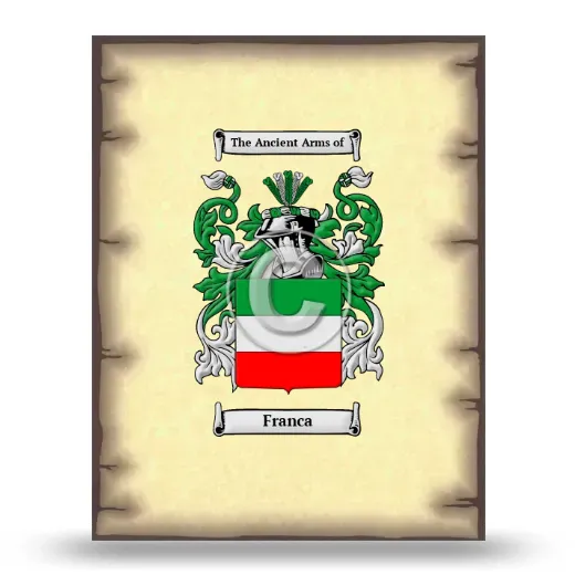 Franca Coat of Arms Print