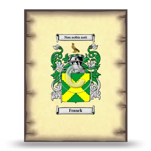 Franck Coat of Arms Print