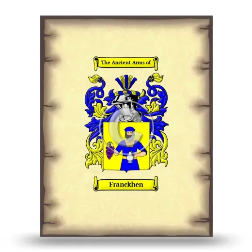 Franckhen Coat of Arms Print