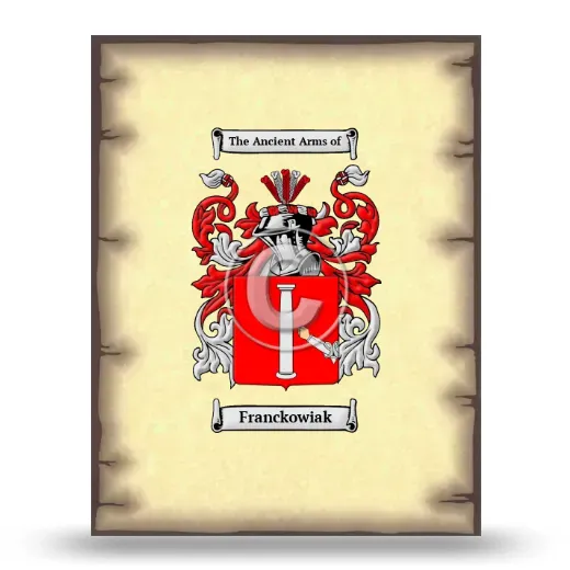 Franckowiak Coat of Arms Print
