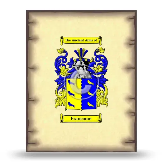Francome Coat of Arms Print