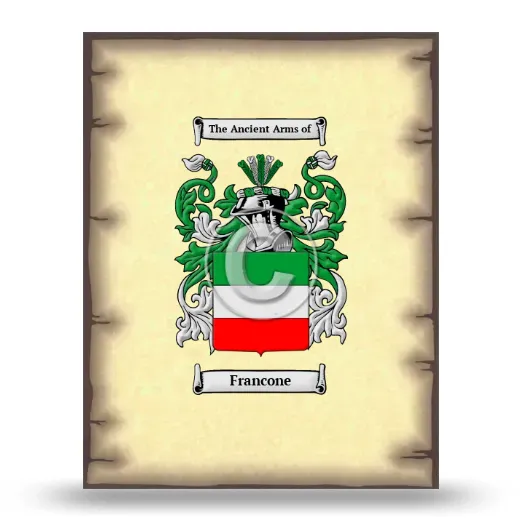 Francone Coat of Arms Print