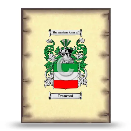 Franconi Coat of Arms Print