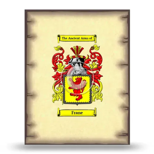 Frane Coat of Arms Print