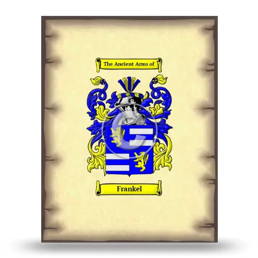 Frankel Coat of Arms Print