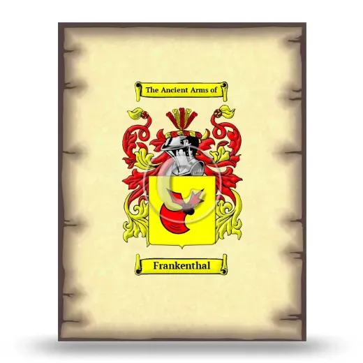 Frankenthal Coat of Arms Print