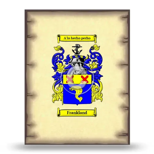 Frankland Coat of Arms Print