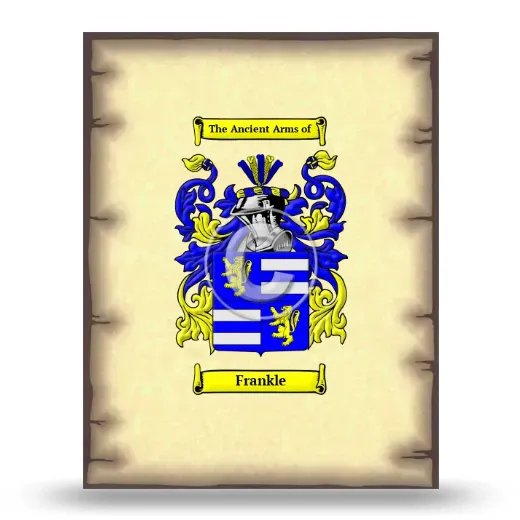 Frankle Coat of Arms Print