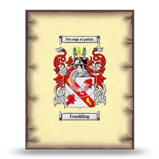 Frankling Coat of Arms Print