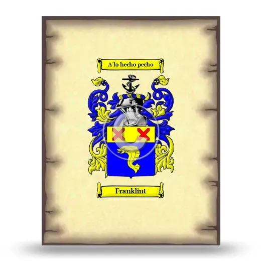 Franklint Coat of Arms Print