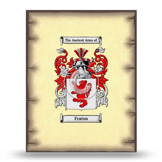 Fratus Coat of Arms Print