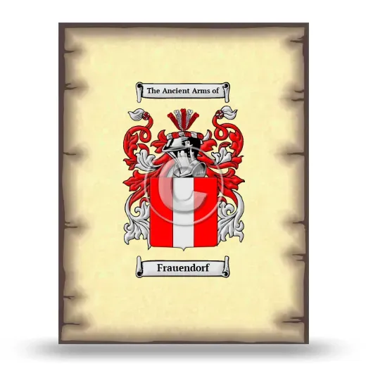 Frauendorf Coat of Arms Print