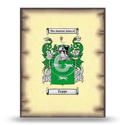 Fraye Coat of Arms Print