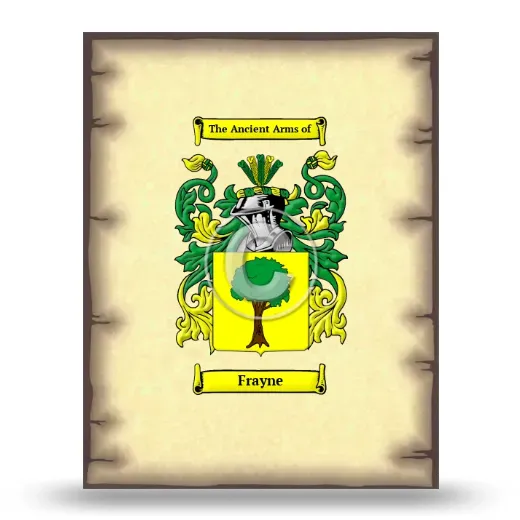 Frayne Coat of Arms Print