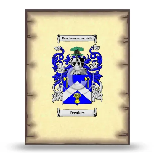 Freakes Coat of Arms Print